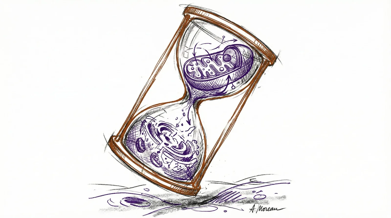 Header illustration for Longevity Peptides: NAD+, SS-31, MOTS-c, and SLU-PP-332