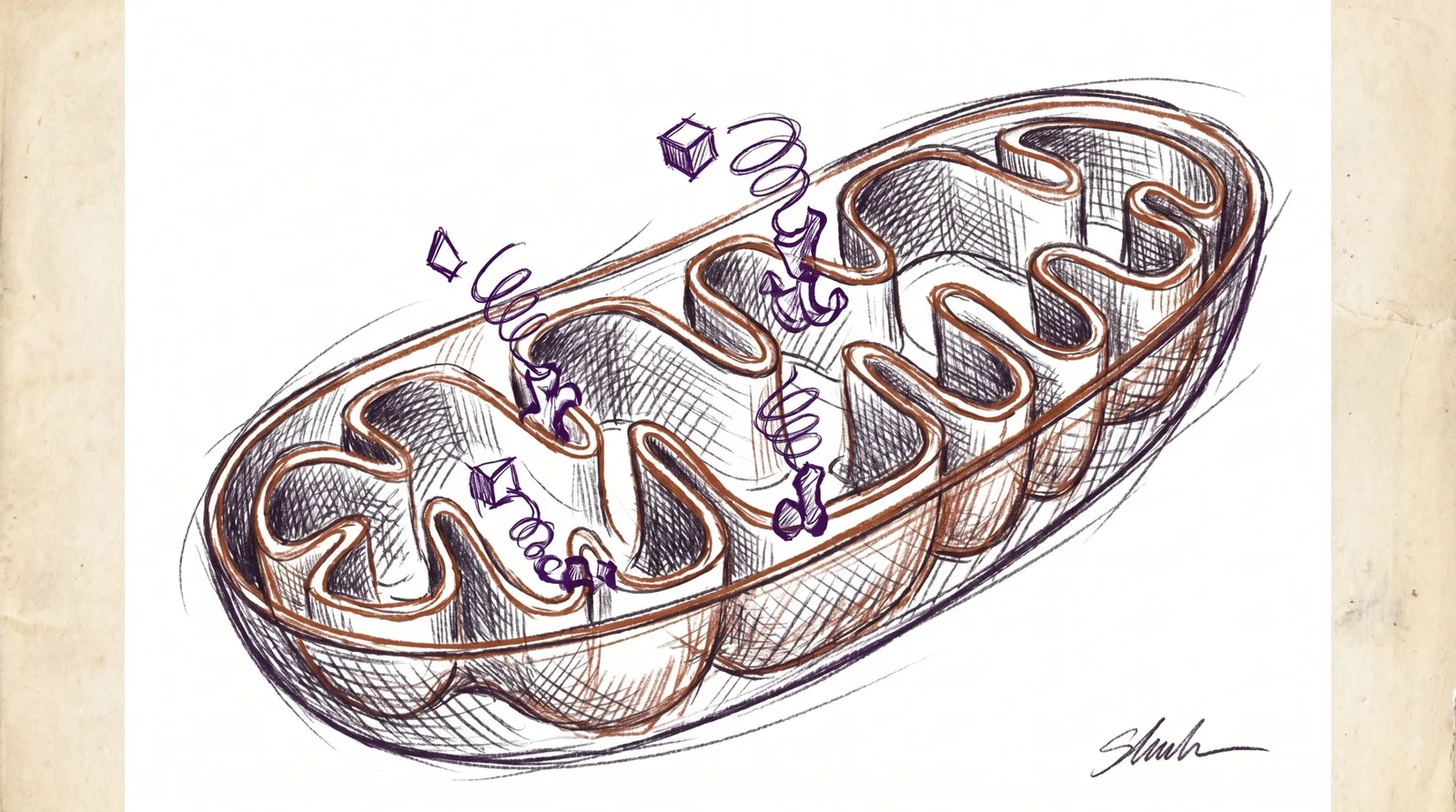 Header illustration for SS-31 (Elamipretide) Research Guide: Mitochondrial-Targeted Peptide
