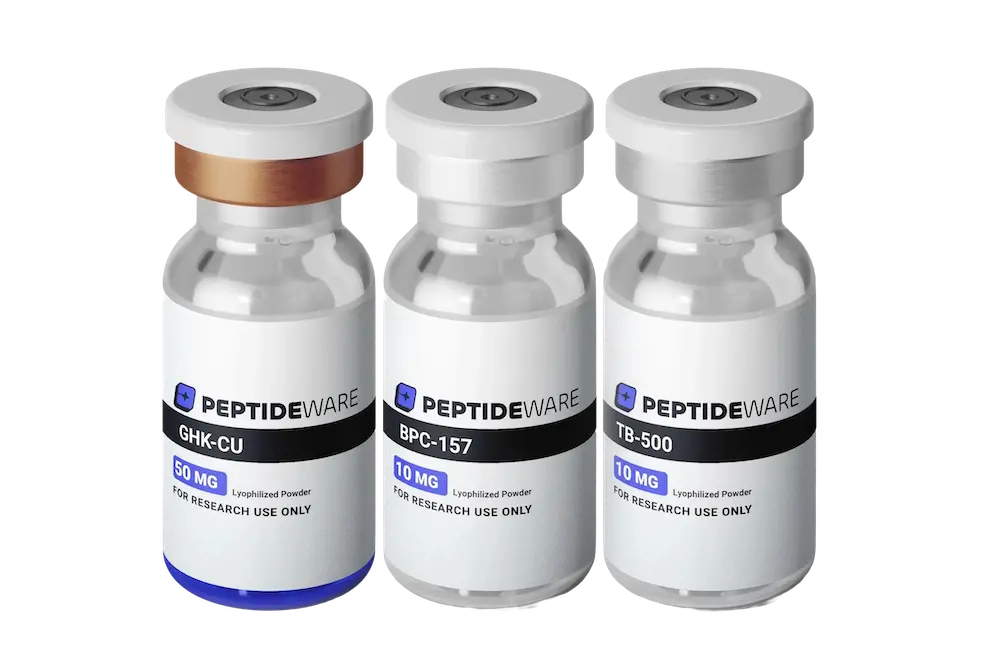 Peptide molecules and health illustration